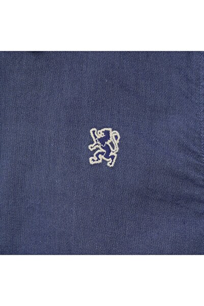 Giordano Women’s Slim Fit Cotton Oxford Shirt | Acute Collar with Embroidery