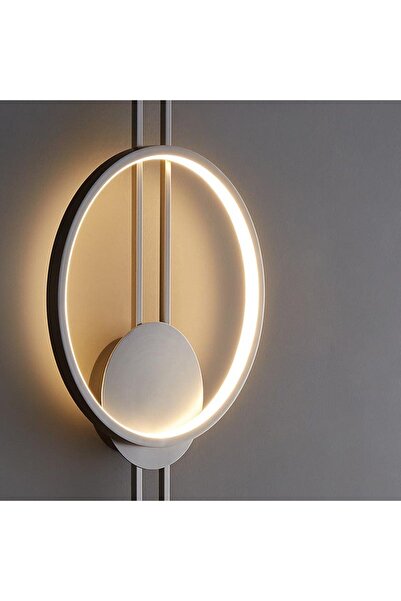 MİNEL DEKOR LED LIGHTING Aplik luna model 70 cm beyaz