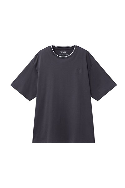 Giordano Men's Premium Cotton Liquid Touch Crew Neck Tee