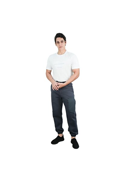 Giordano Men’s G-Motion Mid-Rise Relaxed Fit Interlock Knit Joggers with Pockets