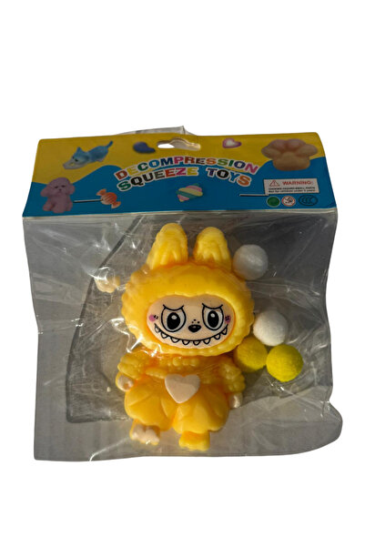 yumurcakstore karakter lbubu figürlü taba sukuşi squishy stres oyuncağı yumuş...