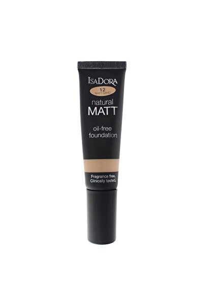 Isadora IsaDora, Matt, Oil Free, Matte, Liquid Foundation, 12, Sand, 50 ml