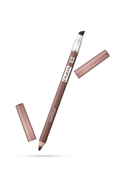 Pupa , Multiplay, Double-Ended, Eyeshadow & Kajal Eyeliner 2-In-1, 62, Golden Brown, 1.2 g *Tester
