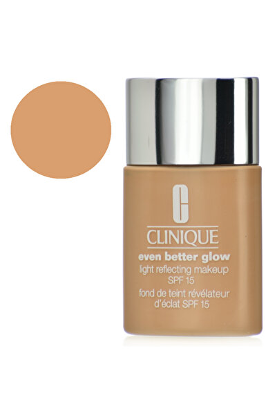 Clinique Even Better Glow, Luminous Reflector, Liquid Foundation, CN 58, Honey, SPF 15, 15 ml