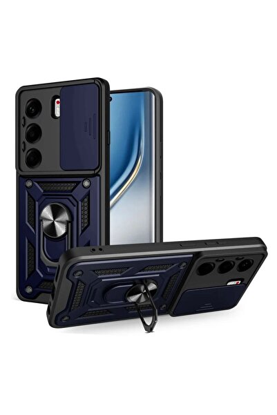 HANPORIUM غطاء حماية خارجي مدرع لهاتف تكنو كامون 40 برو 5G مع حلقة وحامل - أز...