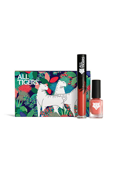 All Tigers Set All Tigers: & Vegan, Liquid Lipstick, 683, Make Your Mark, 8 ml + & Vegan, Vega