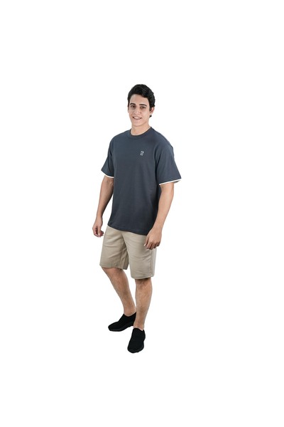 Giordano Men's Relax Fit Interlock Sorona Tee