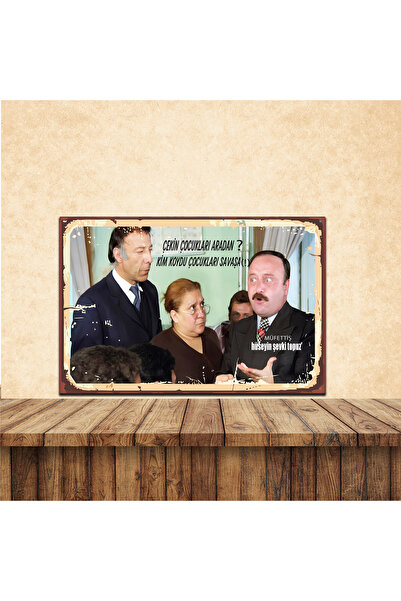 HD POSTER Yeşilçam Hababam Sınıfı Temalı 20 x 30 CM MDF Duvar Tablosu 0652