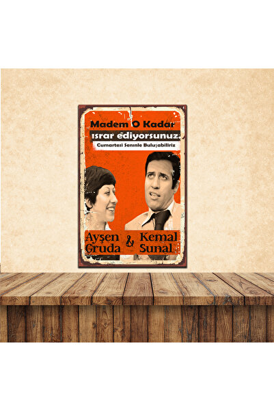 HD POSTER Kemal Sunal Ayşen Gruda Yeşilçam Hababam Sınıfı Temalı 20 x 30 CM M...