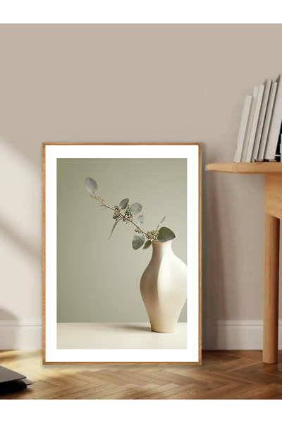 Tuba Decor Tablo dintr-o singură bucată cu rame din lemn pentru sufragerie, sufragerie, bucătărie