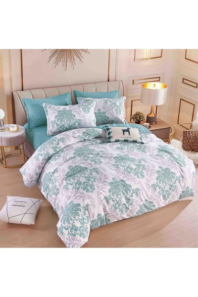 OEM Double Bed Linen, Fitted Sheet, Finet Fabric, 6 Pieces