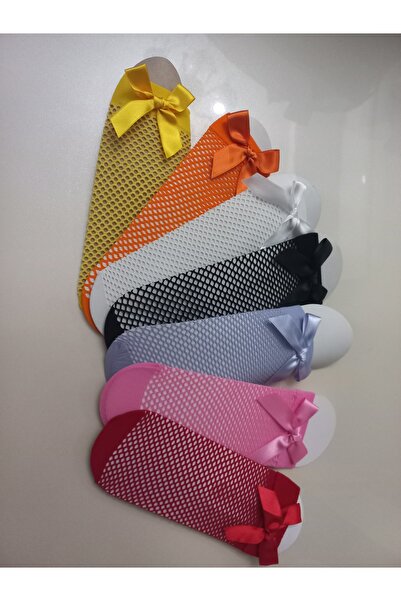 MARS BABY Комплект цветни чорапи с панделки за момиченца