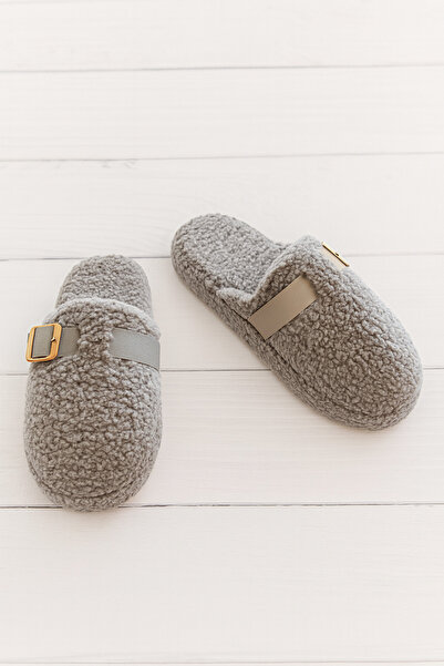 SUNSTEP Buckle Towel Winter Women's House Slippers Dowry Bundle Slippers Winter Slippers