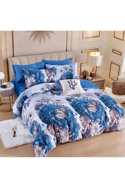 OEM Double Bed Linen, Fitted Sheet, Finet Fabric, 6 Pieces