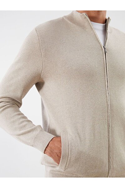 LC Waikiki LCWAIKIKI Classic Standart Kalıp Dik Yaka Erkek Triko Hırka