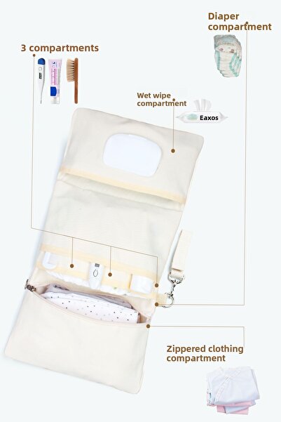 Modakids Mother Baby Waterproof Multi-Purpose Baby Care Bag Organizer