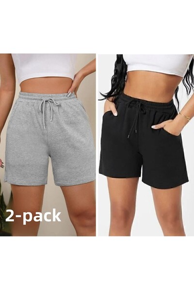 DAXİS Sportwear Company Pachet de 2 pantaloni scurți pentru femei