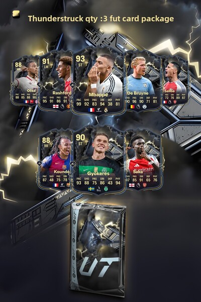 BERKANTTP حزمة بطاقات FC 25 Thunderstruck Fut