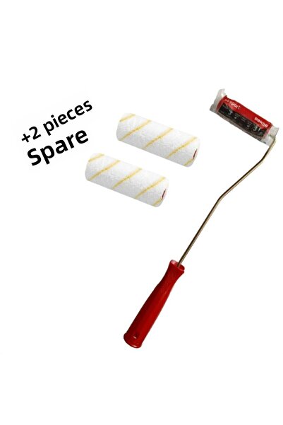 Dekor Eksport (kalorifer) Perie cu role pentru degete 10cm + 2 capete de role...
