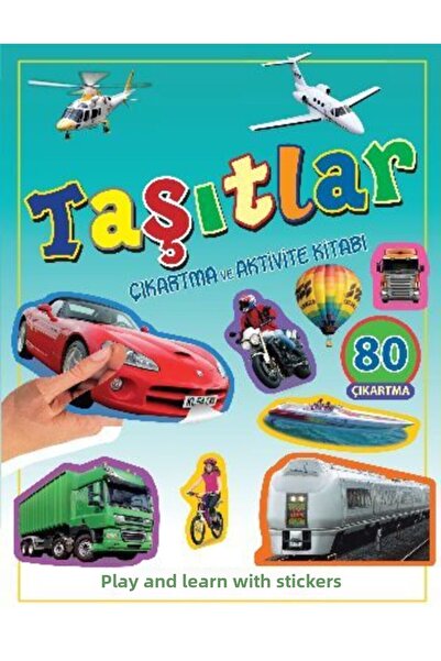 Parıltı Yayıncılık Vehicles-Sticker and Activity Book