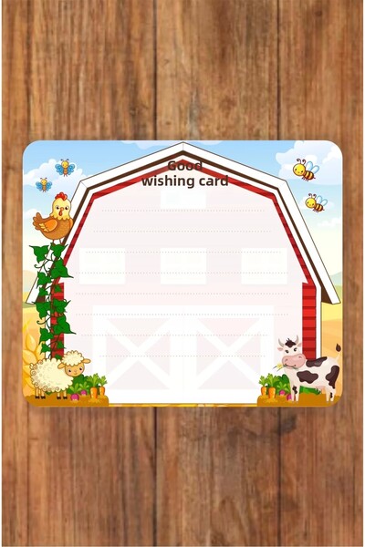 neşeli günlerim Κάρτα ευχών Farm Concept 20 τμχ *χοντρό χαρτί