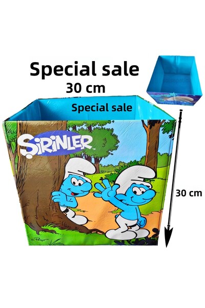 OYUNCAKCIMTOYS صندوق ألعاب سلة ألعاب قابلة للطي 30 سم