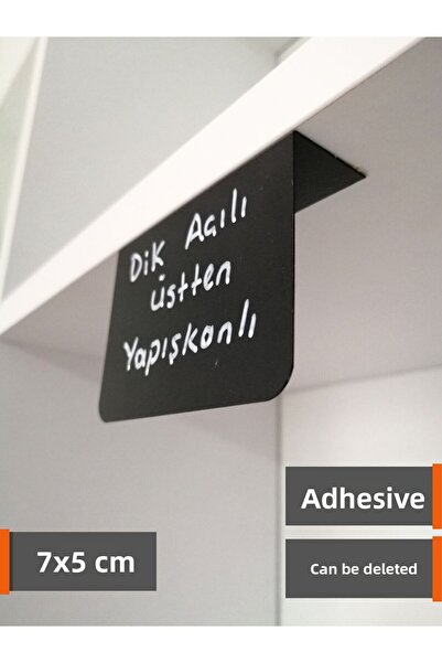 Şeffaf Etiket 10 τεμάχια PVC Μαύρη πινακίδα από PVC Ετικέτα προϊόντος 5x7 εκ....