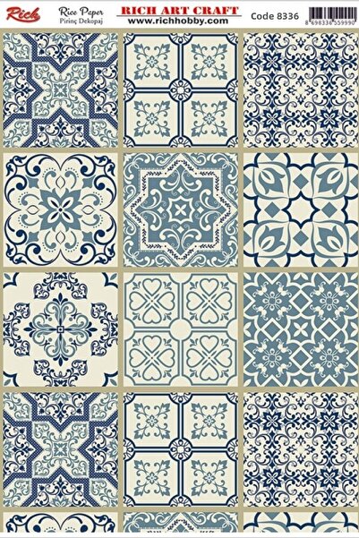 Rich Rice Decoupage Paper Code:8336