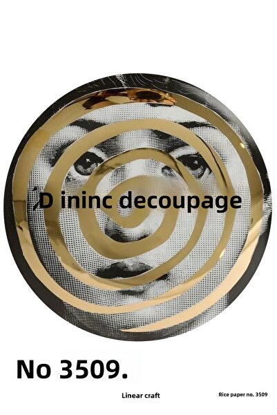 LİNEART ورق ديكوباج نحاسي - رقم: 3509، 29x42 سم