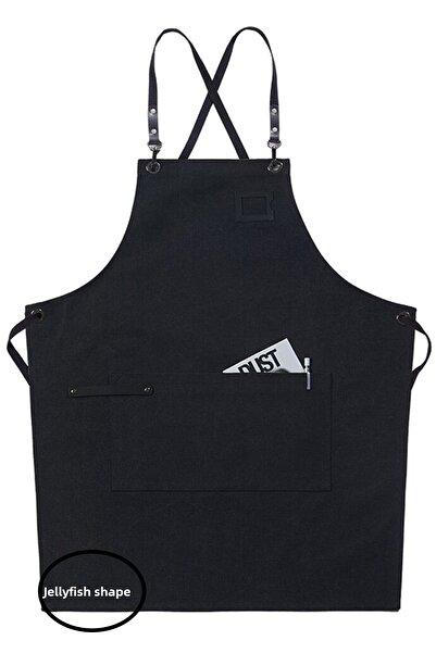 medusaforma Cross Strap Kitchen Apron Master Chef Cafe Restaurant Chef Cafe W...