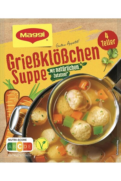 Maggi Πόφτα Μπούνα Σούπα με ζυμαρικά σιμιγδάλου 1000 ml