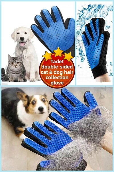 İnfeta 1Pc Cat Dog Hair Collection Massage and Scratching Glove Hair Collecti...
