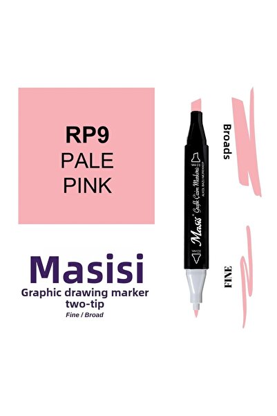 Masis Twin Double Ended Marker Pen 9 Pale Pink