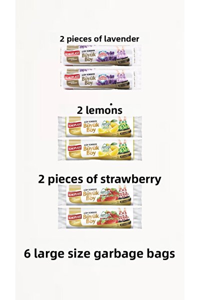 Koroplast 6 أكياس قمامة كبيرة الحجم وقوية للغاية