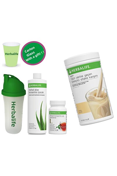 Herbalife شايك فانيليا شايك ألو مشروب مركز شاي كلاسيك 50 جرام شاكر