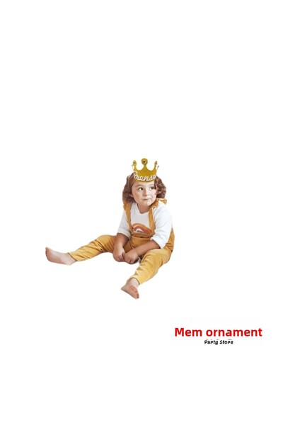 MFM Πάρτι Έβα Πριγκίπισσα Χρυσό Βασιλιάς Στέμμα