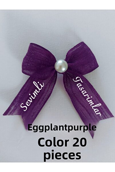 SEVİMLİ TASARİMLAR شريط كتان نابولي جاهز مع تفاصيل لؤلؤية (20 قطعة)