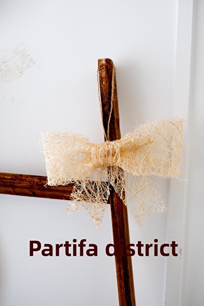 Partifabrik Ornament Decor Pom de Anul Nou Fundita Naturala din Paie 20cm 1buc