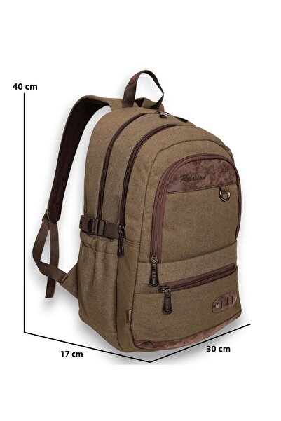 Relaxion 1672 Unisex Anatomical Back Travel Sports and School Bag with Laptop Compartment