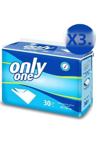 Flexi Life Onlyone Patient Diaper Mattress Protector 60x90 Cm 30 Pieces 3 Packs