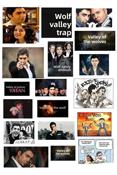 Major Selection Wolves Valley - Memati - Polat Alemdar 18-Piece Special Desig...