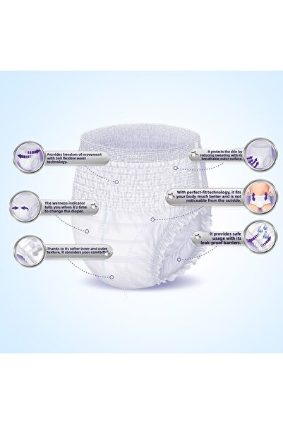 Joly Absorbent Panties Large 8 Pieces