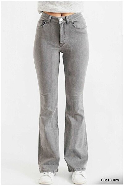 Trn JNS Gray Lycra Spanish Jean Gathering Denim