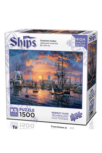 Ks Games لغز منفذ تشارلستون 1500 قطعة
