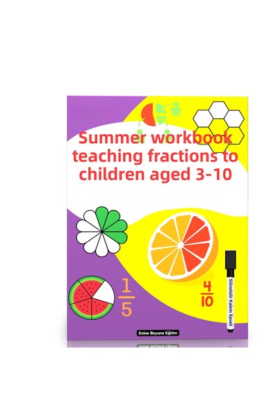 Enine Boyuna Eğitim Book Yaz-Sil Teaching Fractions to Children
