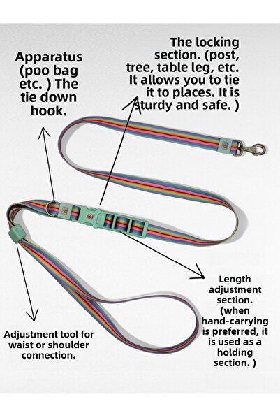 CARAMELOS Hands-Free Walking Strap - Hands-Free Dog Walking Leash