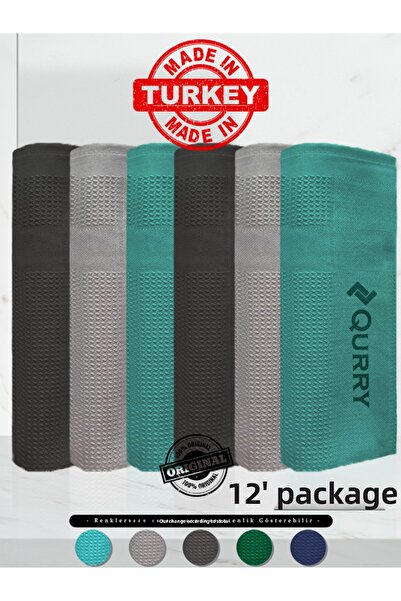 QURRY Pachet de 12 cârpe magice 35x60cm cârpă din microfibră, cârpă pentru cu...