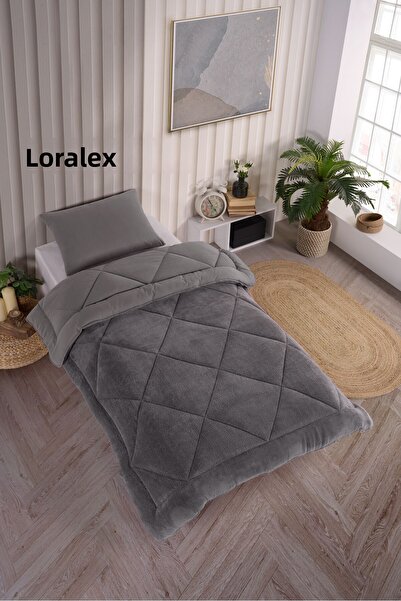 Lorateks طقم لحاف فاخر فردي من Elisa Wellsoft - طقم نوم مع وسادة وغطاء على ال...