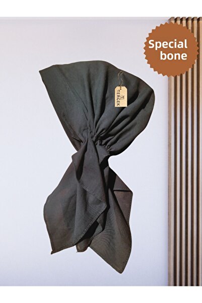 Tergek Bandana elastică neagră - practică pentru sport zilnic și pentru femei, medic, asistentă, spital, chimioterapie, bonetă