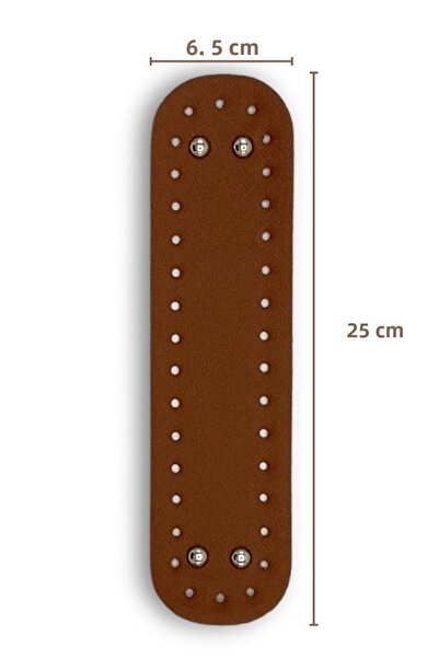 SENSY Μίνι τσάντα από συνθετικό δέρμα - Βάση τσάντας 6,5cmx25cm